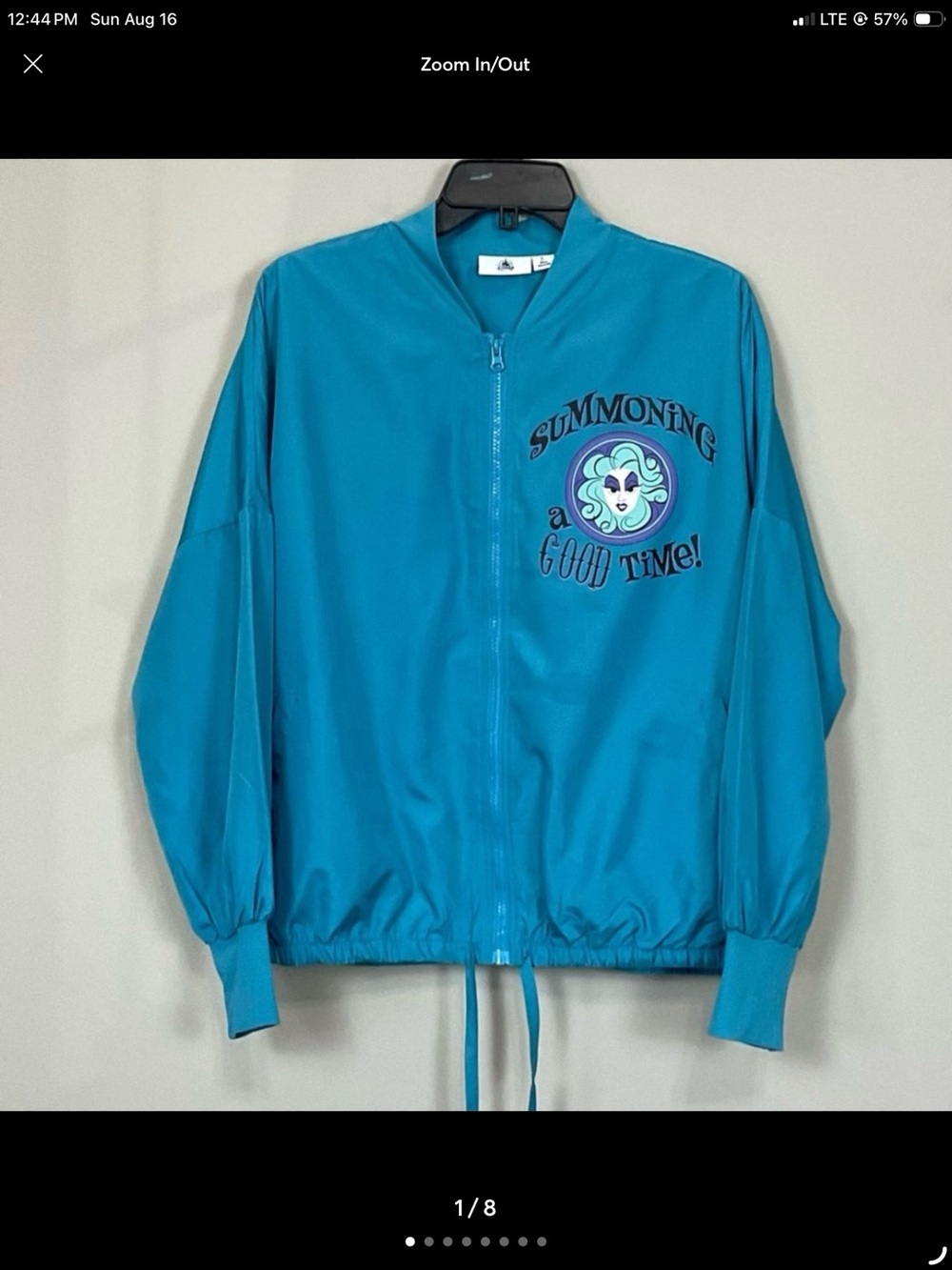 Disney parks haunted mansion windbreaker jacket - Picture 1 of 6